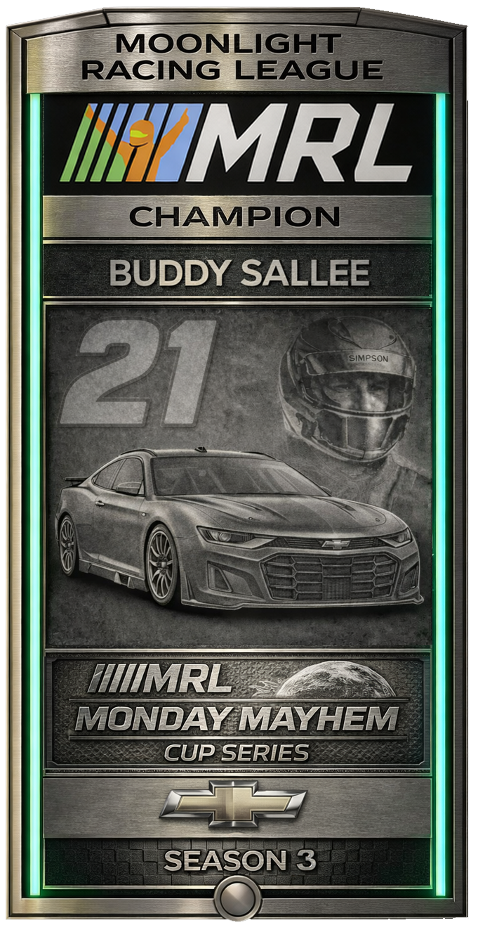Buddy Sallee championship graphic