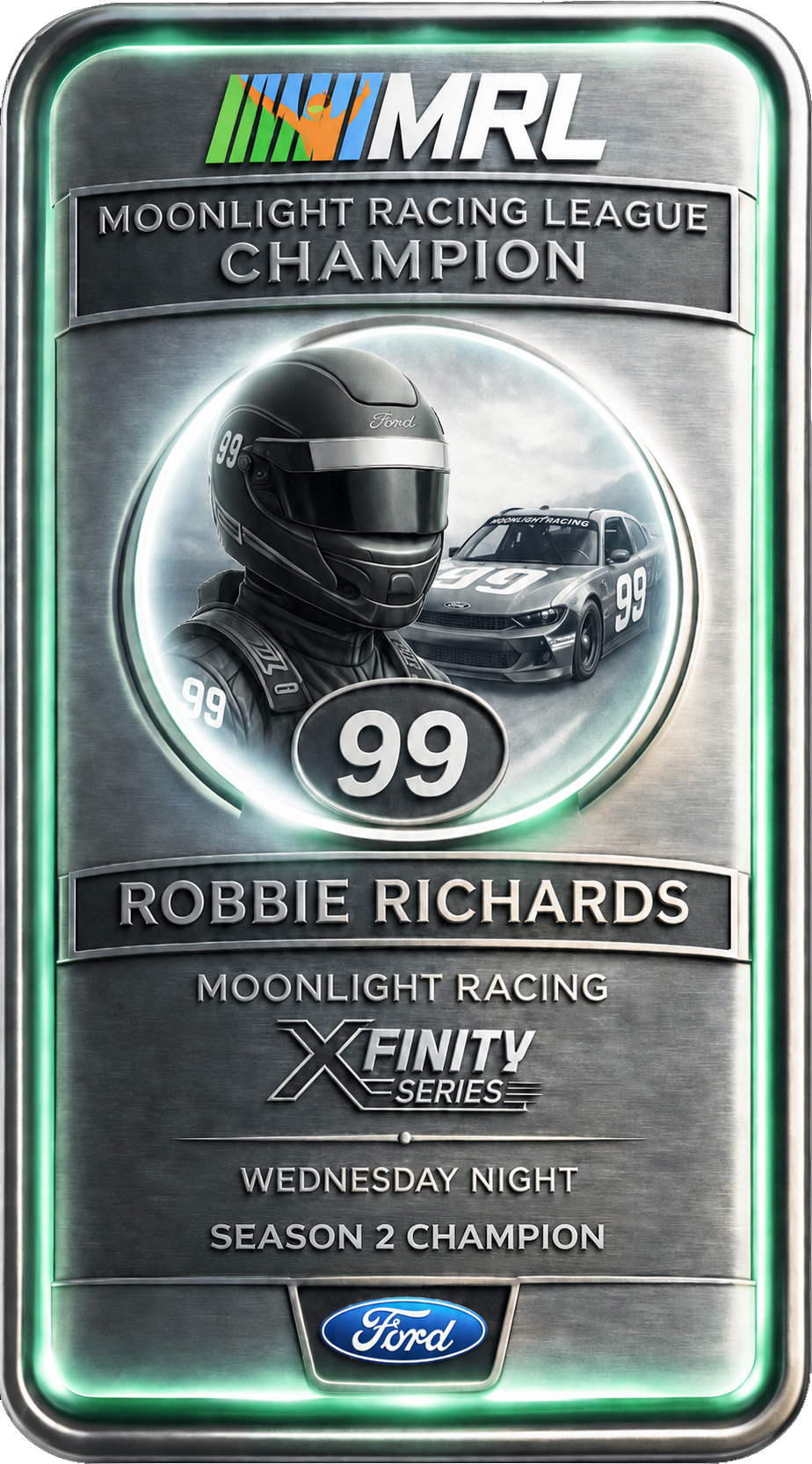 Robbie Richards championship graphic