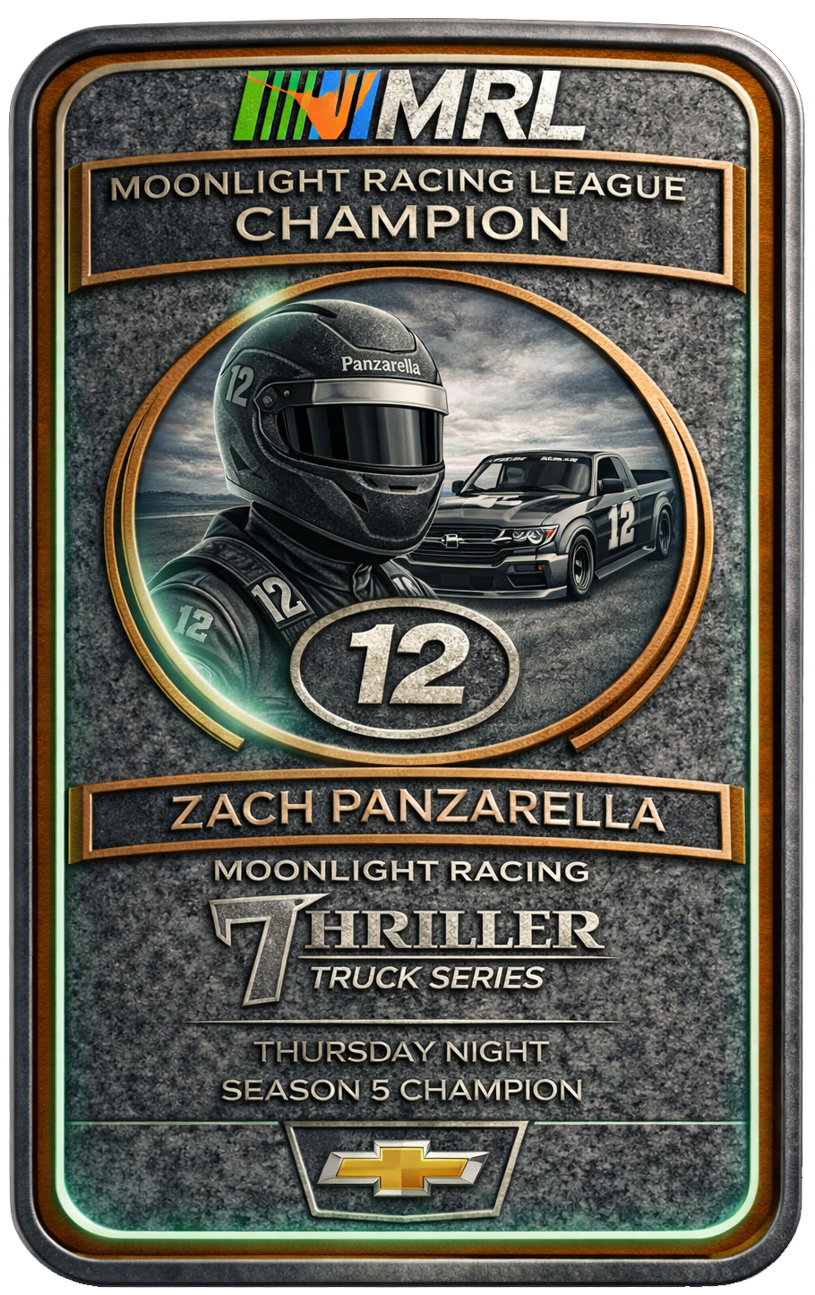 Zach Panzarella championship graphic